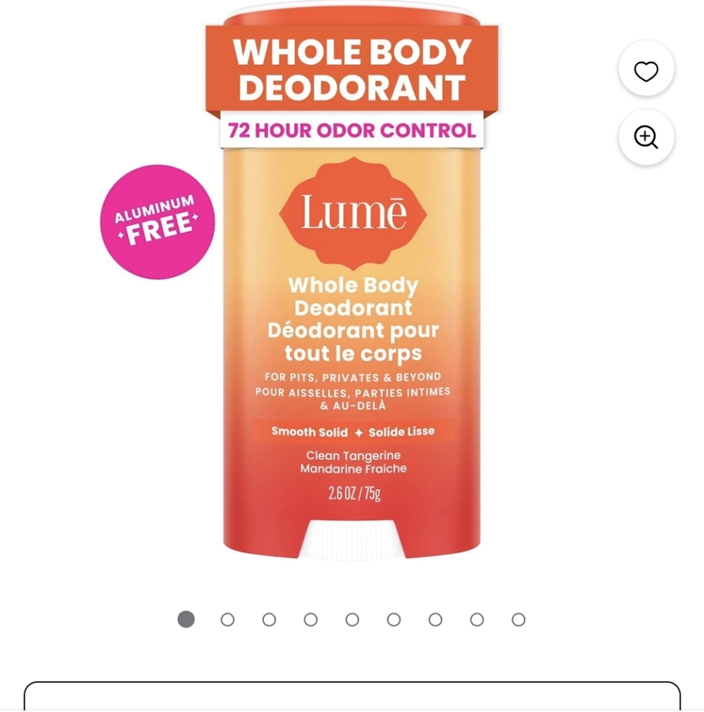 Lume Whole Body Deodorant Tangerine